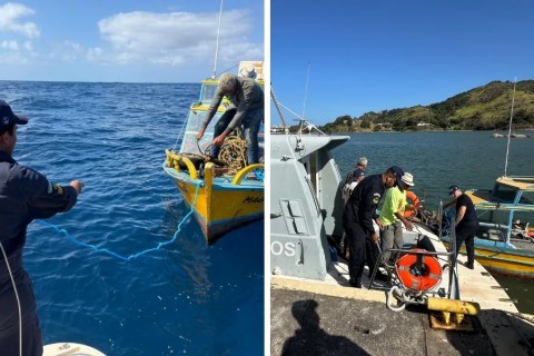Pescadores que estavam à deriva desde domingo são resgatados na costa capixaba