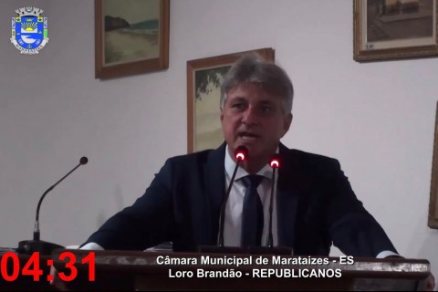 Vereador sobe à tribuna e aponta crise de governabilidade em Marataízes