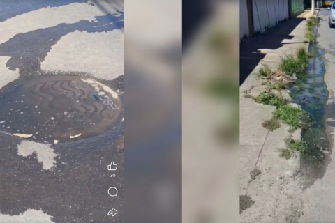 MORADORES DE ANCHIETA DENUNCIAM ESGOTO A CÉU ABERTO HÁ MESES NO BAIRRO ALVORADA