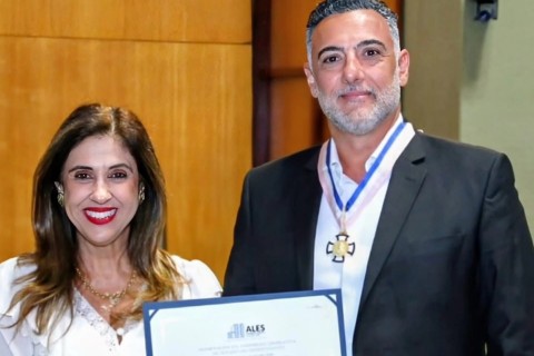 Assembleia Legislativa do Espirito Santo, homenageia Hisham Hatem El Jurdi com a Comenda Dario Martinelli