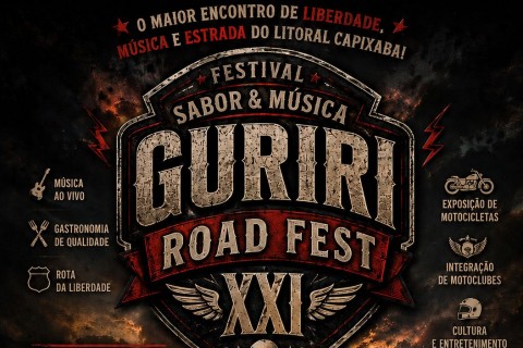 GURIRI ROAD FEST XXI PROMETE MOVIMENTAR O LITORAL NORTE CAPIXABA COM MÚSICA, GASTRONOMIA E CULTURA BIKER