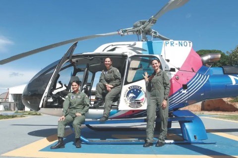 Quem são as mulheres no comando dos helicópteros no Espírito Santo