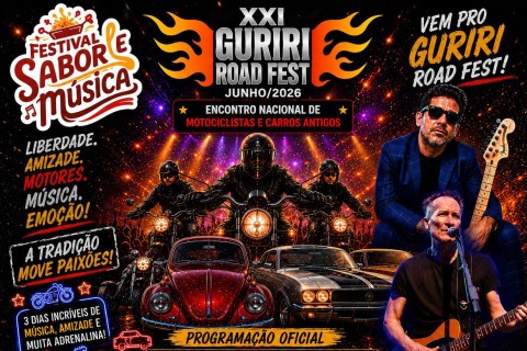 XXI Guriri Road Fest promete movimentar o litoral capixaba com clássicos, motociclismo e grandes nomes do rock nacional