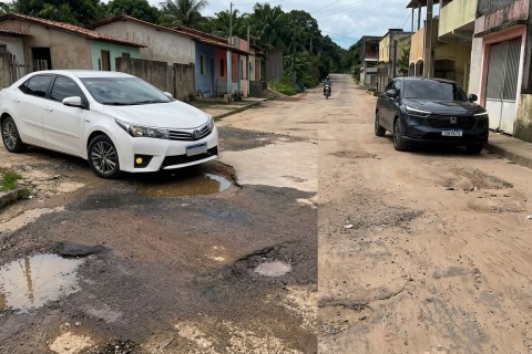Abandono e "caos": Moradores de Boa Vista do Sul em Marataízes denunciam abandono no recapeamento da pavimentação