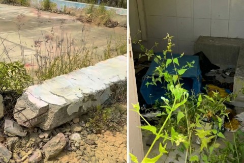 Abandono da quadra na Comunidade Canaã em Marataízes gera insegurança e revolta entre moradores