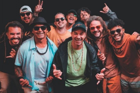 Banda Casaca no festival de Muqui